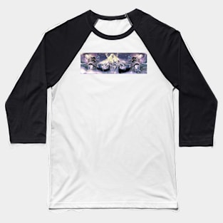 Universal reversal [ Midnight Ocean version ] Digital Fantasy Figure Illustration Baseball T-Shirt